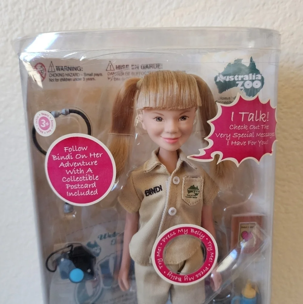 Bind Irwin Australia Zoo Talking Wildlife Rescue Doll